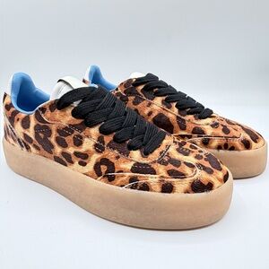 Steve Madden Tux-L Leopard sneakers NEW
